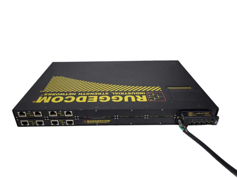Siemens RuggedCom RSG2100-R-RM-HI Modular Fiber Optic Network  Switch %