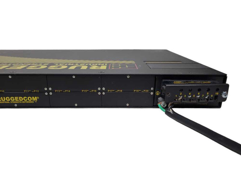Siemens RuggedCom RSG2100-R-RM-HI Modular Fiber Optic Network  Switch %