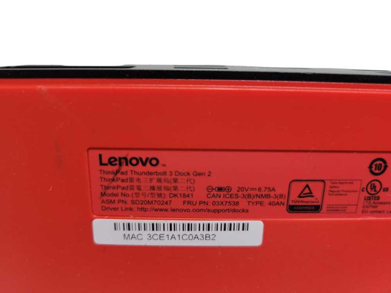 Lenovo ThinkPad Thunderbolt 3 Dock Gen 2 %