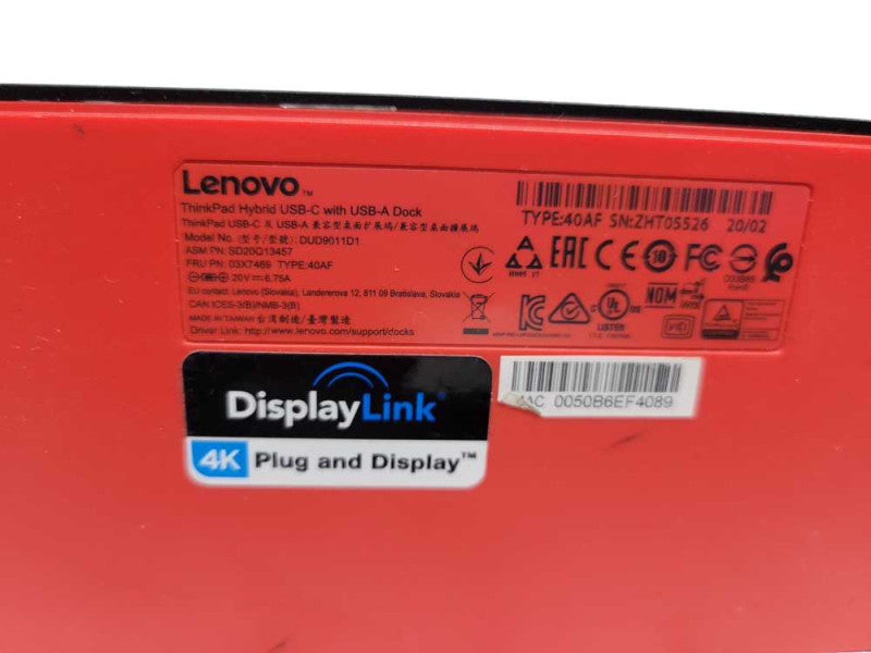 Lenovo ThinkPad Hybrid USB-C with USB-A Dock Q%