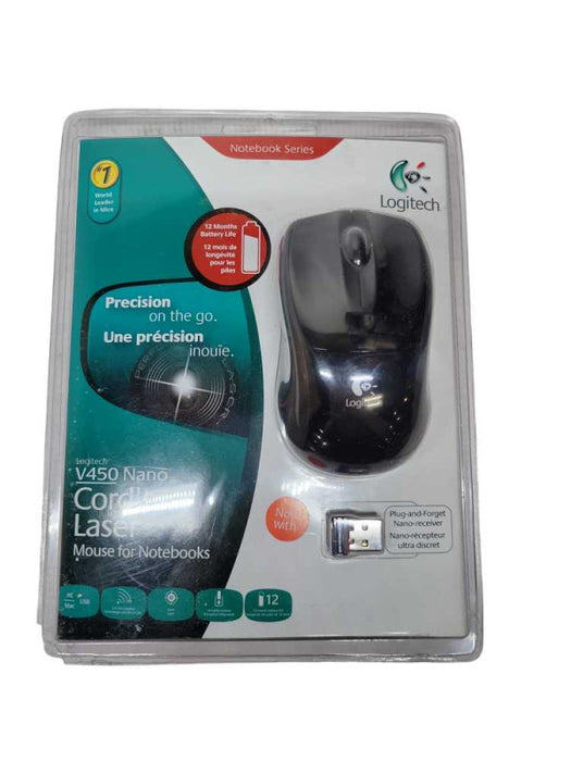 Logitec V450 Nano Cordless Laser Mouse %