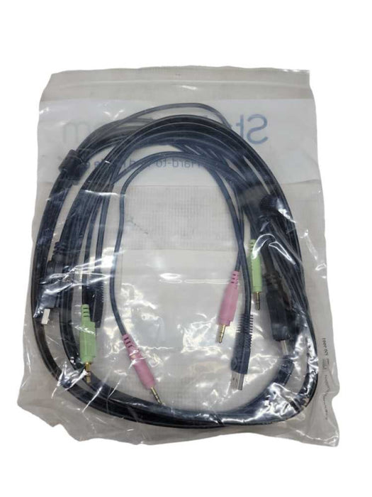 StarTech DP4N1USB6 6 ft 4-in-1 USB DisplayPort KVM Switch Cable - DisplayPort Q%