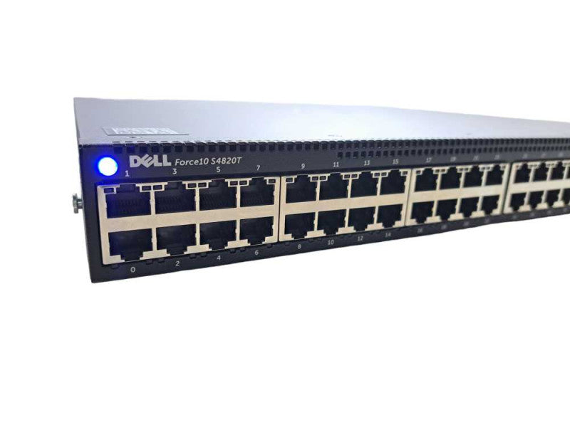 Dell Force10 S4820T 48-Port 10G RJ45 Network Switch | 4x 40G QSFP+ | 2x PSU )