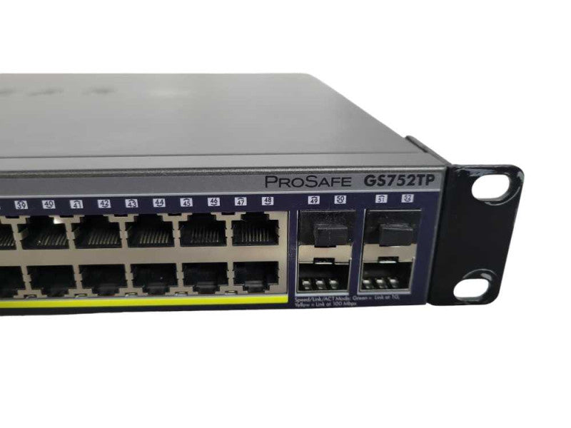 Netgear ProSafe GS752TP 48-Port Gigabit Ethernet Managed PoE Switch !
