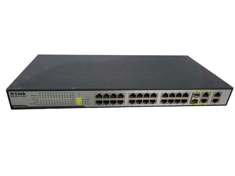 D-Link Web Smart Switch DES-1228P 24x 10/100 2x 10/100/1000 !