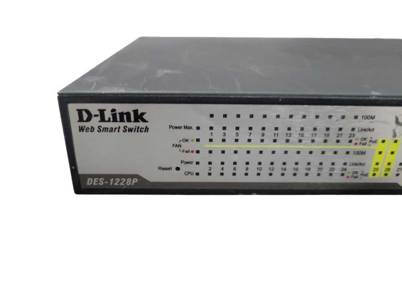 D-Link Web Smart Switch DES-1228P 24x 10/100 2x 10/100/1000 !