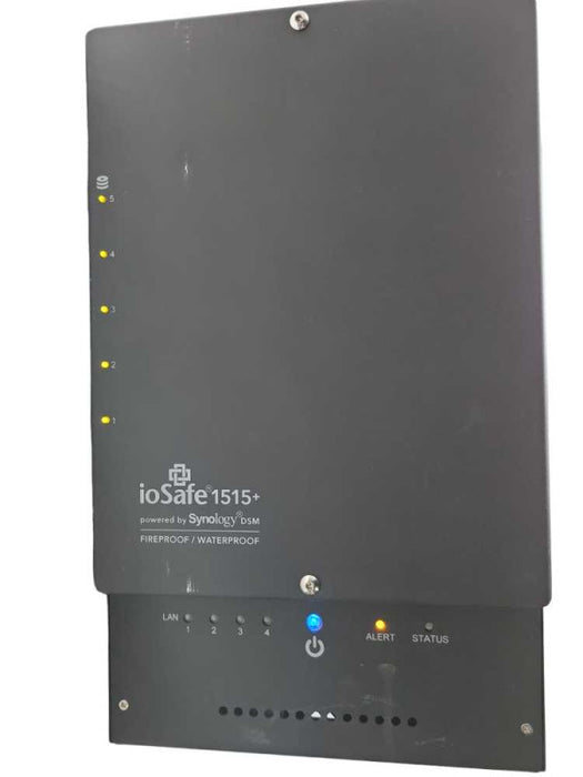 Synology IOSAFE 1515+ DSM FIREPROOF/WATERPROOF NAS w/ 5x 6TB HDD, READ _