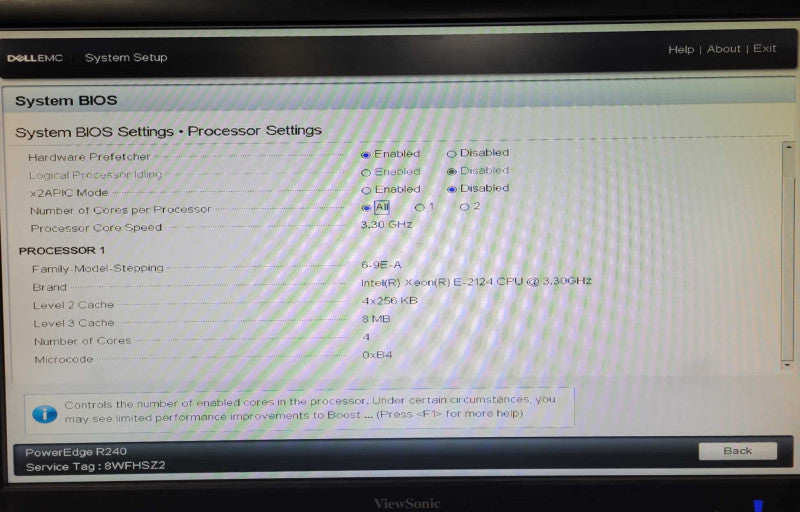 Dell PowerEdge R240, Xeon E-2124 3.3GHz, 32GB, H330, 1x PSU, 3.5\\" Bays _
