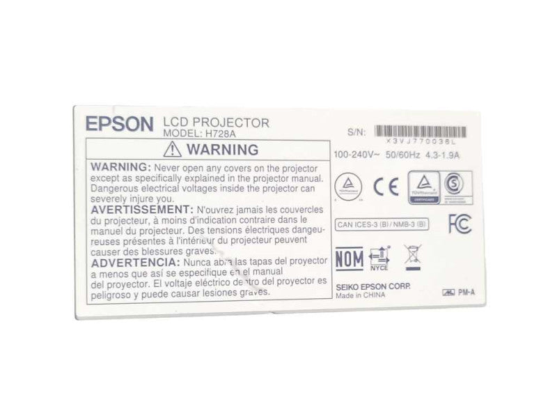 Epson BrightLink 696Ui HD 3LCD Ultra Short-Throw Projector, READ _