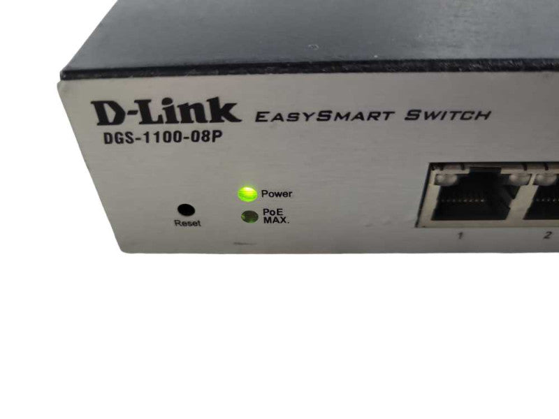 D-Link DGS-1100-08P 8-Port Easysmart Gigabit Network Switch Q!