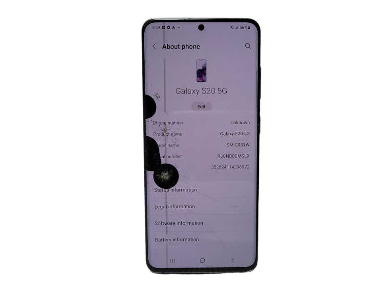 Samsung Galaxy S20 5G SM-G981W - READ $