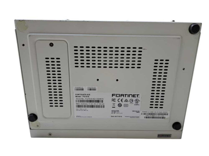 Fortinet Fortigate 61E | Network Security Firewall Appliance | Factory Reset Q)