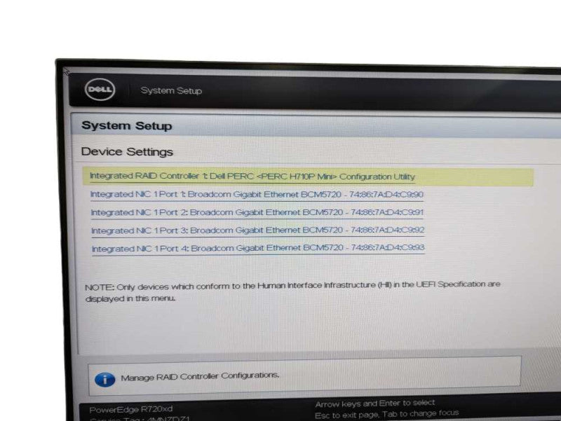 DELL R720xd Intel Xeon E5-2643 0 @3.30GHz 32GB RAM, H710P mini RAID  -