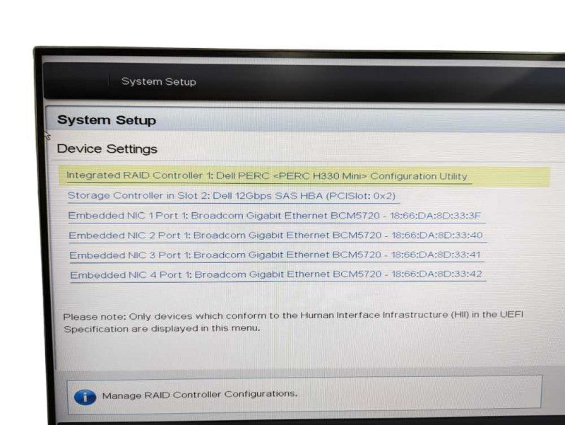 DELLPowerEdge R430 Intel Xeon E5-2623 v4 @2.60Ghz 32GB RAM H330 mini READ   -
