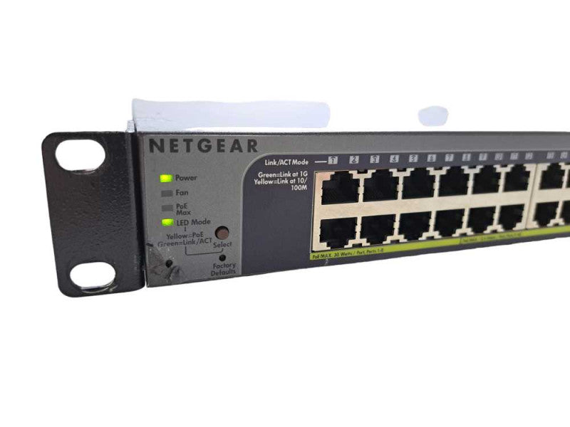 Netgear GS752TP | 48-Port Gigabit PoE+ 380W L3 Managed Network Switch 4x SFP Q)