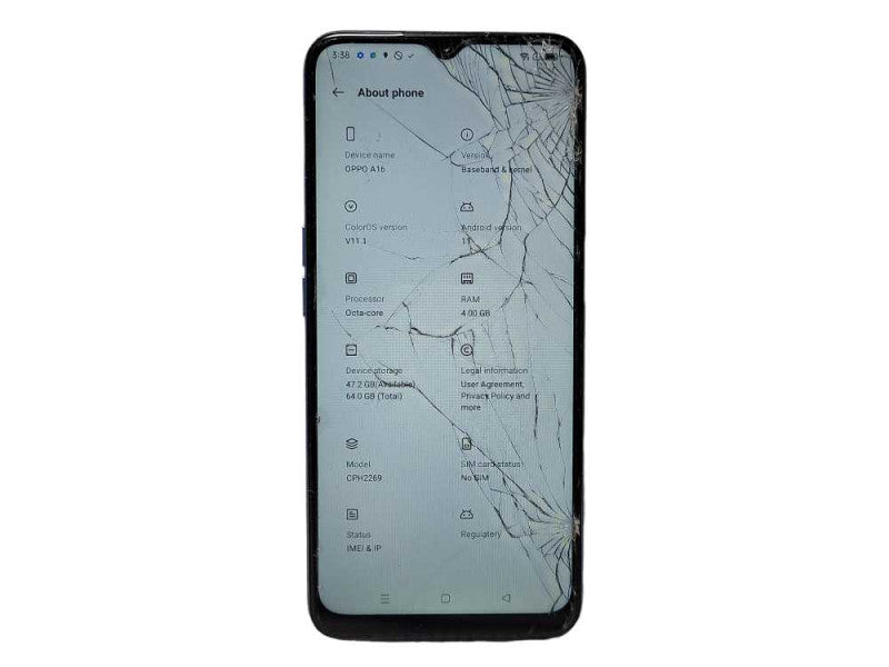 Oppo A16 CPH2269 64GB READ $