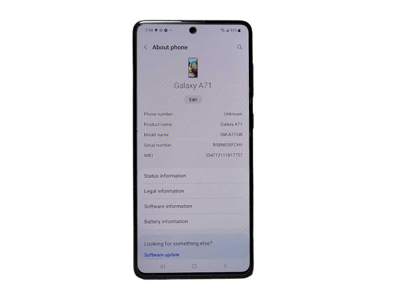 Samsung Galaxy A71 SM-715W 128GB - READ $