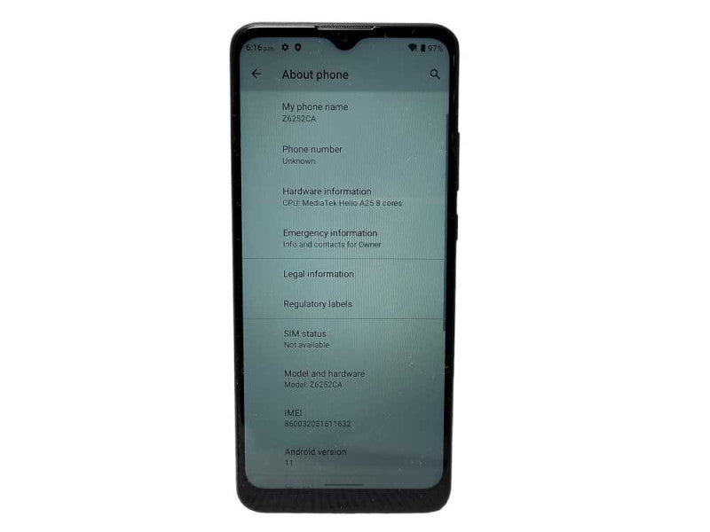 ZTE Blade A7P (6.5â HD Display, 32 GB, Wi-Fi + LTE) (Z6252CA) $