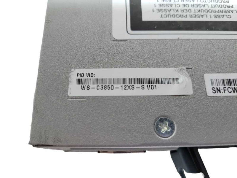 Cisco WS-C3850-12XS-S | 12 Port 10G SFP+ IP Base Switch | 1x 350W PSU %