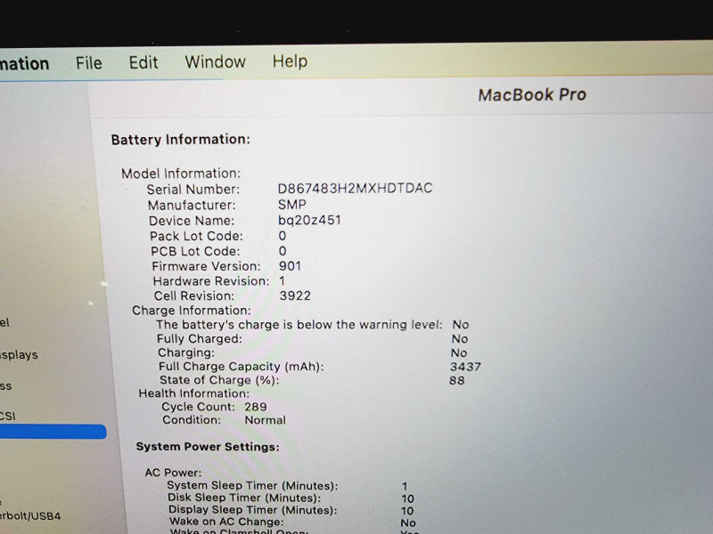 Apple Macbook Pro 2017 13\\" Core i5-7267U @ 3.1GHz 16GB DDR3 500GB SSD [Read] (