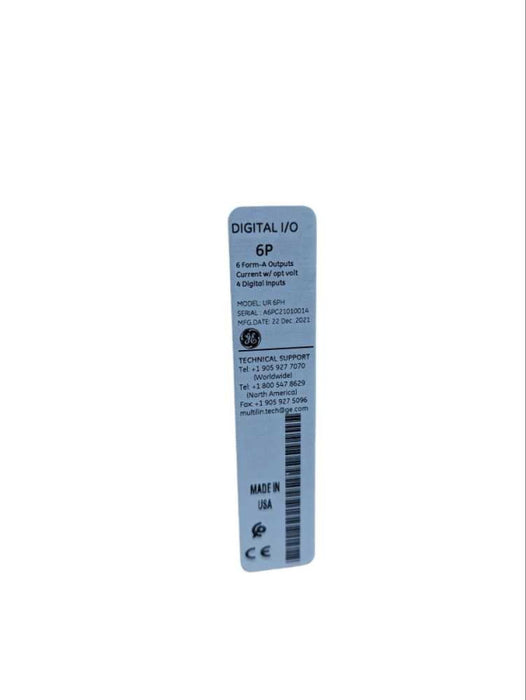 GE Digital I/O 6P Model: UR 6PH 6 Form-A Outputs -