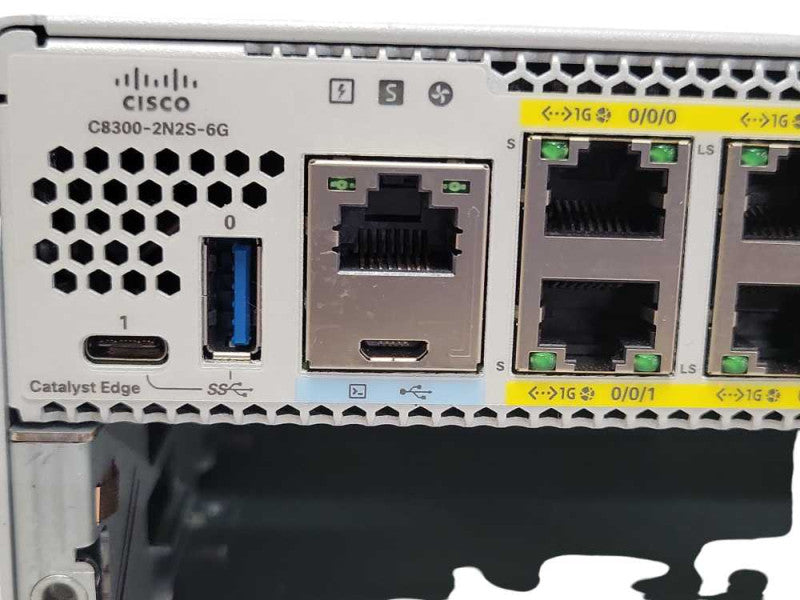 Cisco C8300-2N2S-6G 6 Ports Gigabit Router Chassis, READ _
