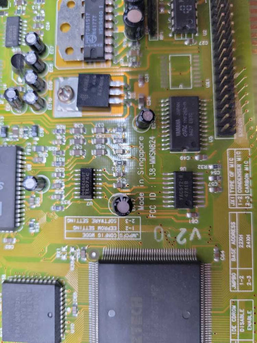 Aztech Sound Galaxy Washington 16 (I38-MMSN824) ISA Sound Card %