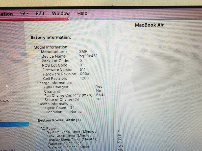 Apple Macbook Air 2015 13\\" Core i5-5250U @ 1.6GHz 8GB DDR3 120GB SSD (