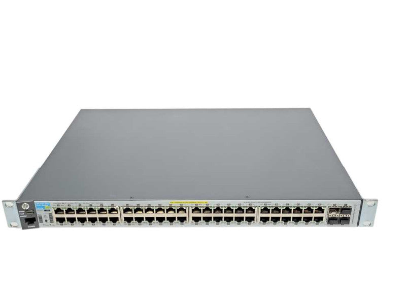 HP J9772A 2530-48G-PoE+ 4 SFP PORTS ETHERNET SWITCH W/ RACk ears _