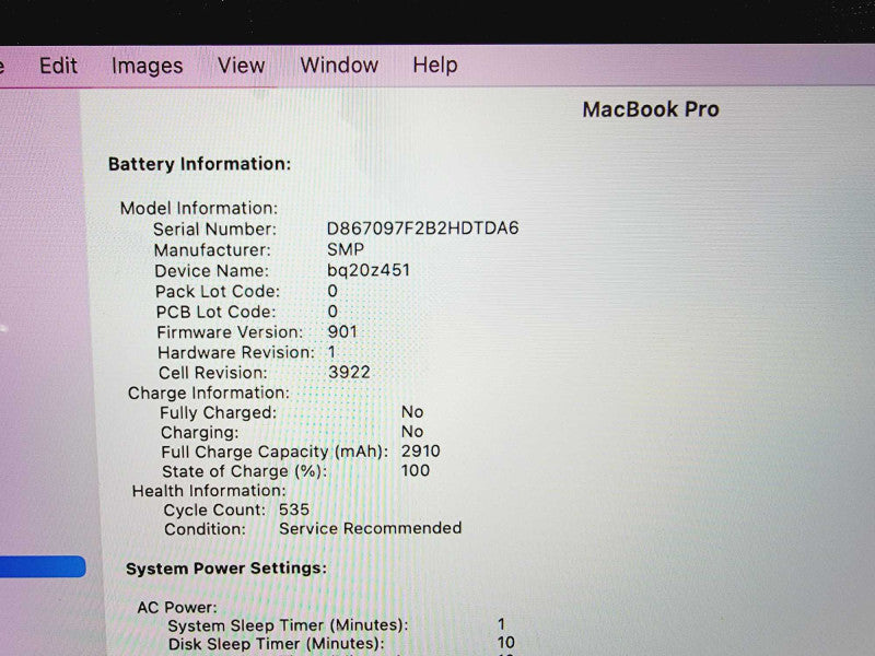 Apple Macbook Pro 2016 13\\" Core i7-6567U @ 3.3GHz 16GB DDR3 500GB SSD (