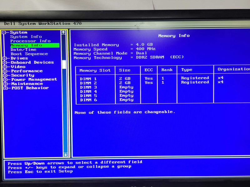 Dell PRECISION 470 WORKSTATION 2x Xeon 2.8GHz CPUs, 4GB RAM, READ _