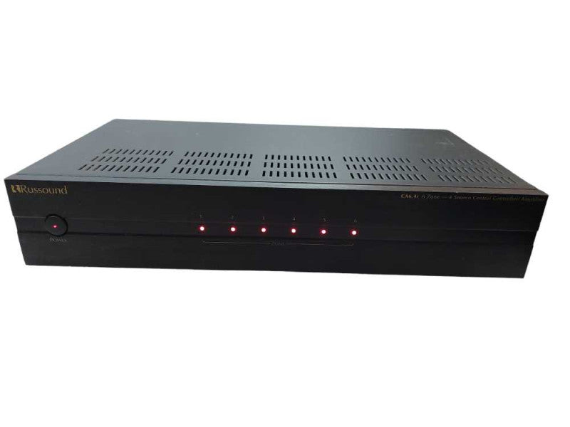 Russound CA6.4i 6 Zone-4 Source Central Controller/Amplifier w Remote =