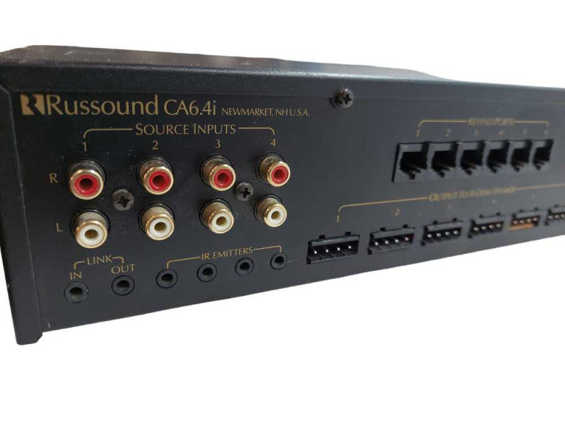 Russound CA6.4i 6 Zone-4 Source Central Controller/Amplifier w Remote =