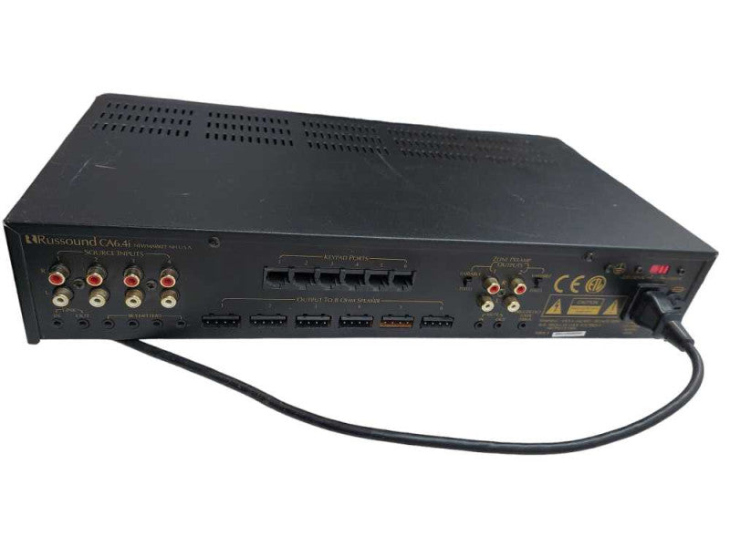 Russound CA6.4i 6 Zone-4 Source Central Controller/Amplifier w Remote =