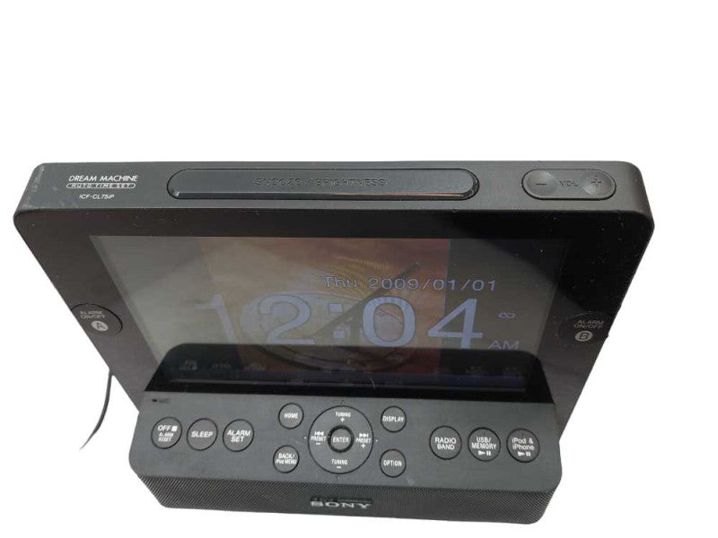 Sony Alarm Clock Dream Machine Model: ICF-CL75iP =