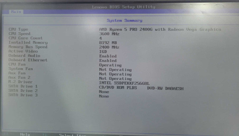LENOVO ThinkCentre M725s - AMD Ryzen 5 PRO 2400G | 8GB | 256GB SSD | !