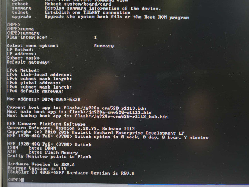 HP JG928A OfficeConnect 1920-48G-PoE+ Gigabit Ethernet Switch _