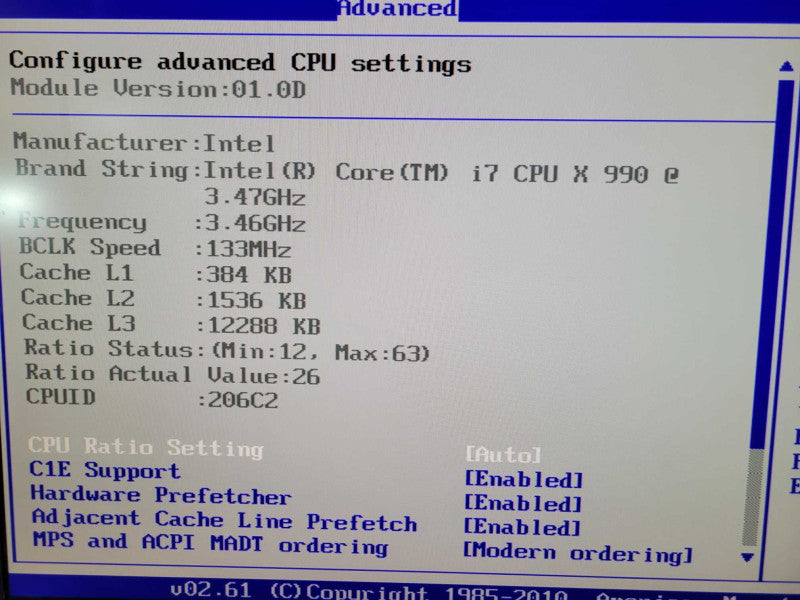 Intel Core i7-990X EE | ASUS P6X58D-E | 12GB RAM | Liquid Cooling | I/O Plate %