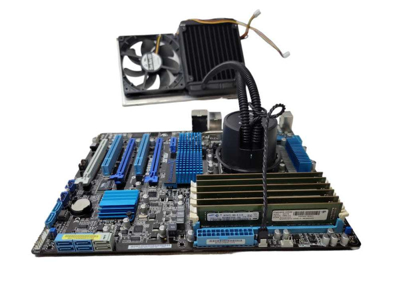 Intel Core i7-990X EE | ASUS P6X58D-E | 12GB RAM | Liquid Cooling | I/O Plate %