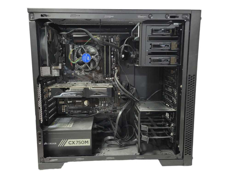 Custom/Gigabyte tower PC, Core I5-7600 3.5GHz, 16GB RAM, Radeon RX460 GPU SEE _