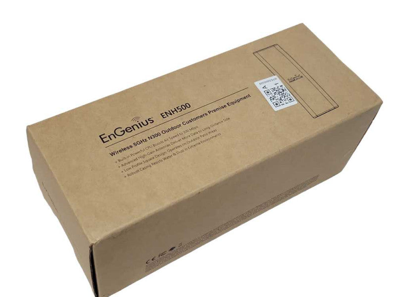 New EnGenius ENH500 wireless 5GHz N300 Outdoor Bridge only, READ _