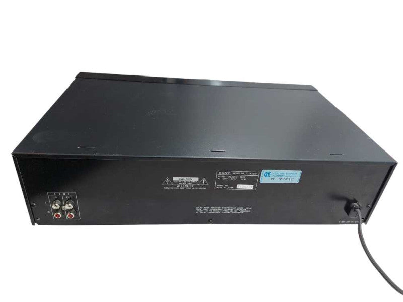 Sony Cassette Deck Model: TC-FX110 =