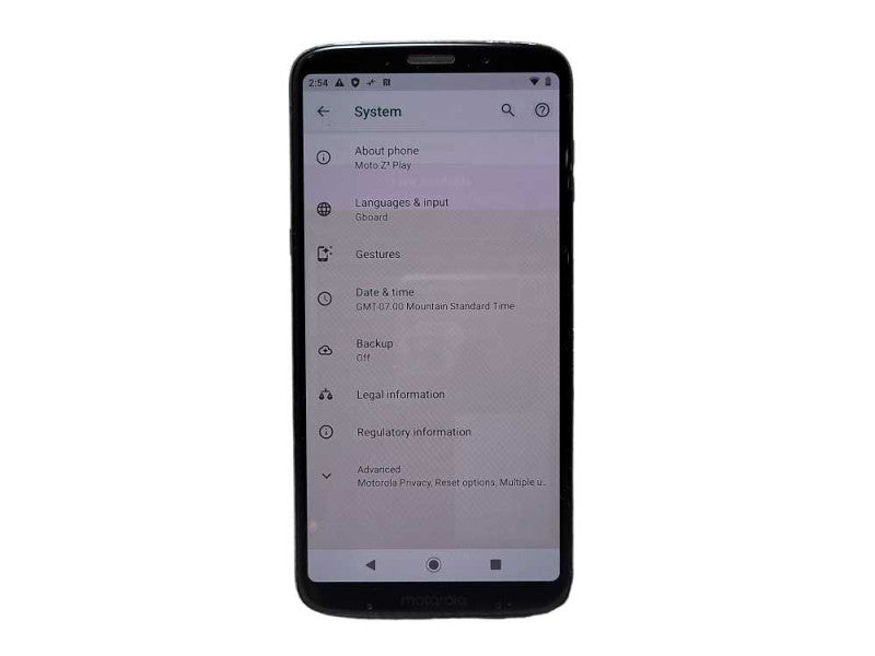 Motorola Moto Z3 Play XT1929-4 32GB - READ $