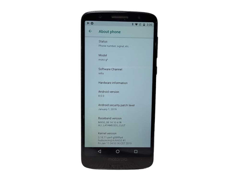 Motorola Moto G6 32GB READ $