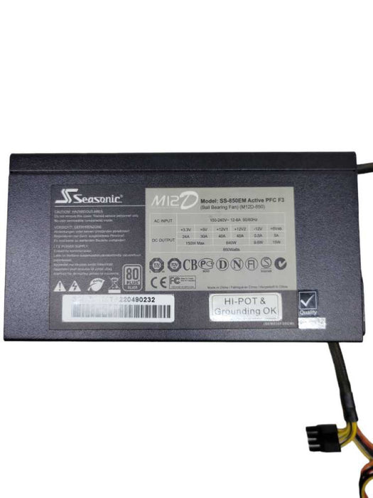 Seasonic SS-850EM Active PFC F3 | 850W | Semi modular Q%