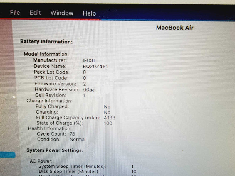 Apple Macbook Air 2013 11\\" Core i7-4650U @ 1.7GHz 8GB DDR3 120GB SSD (