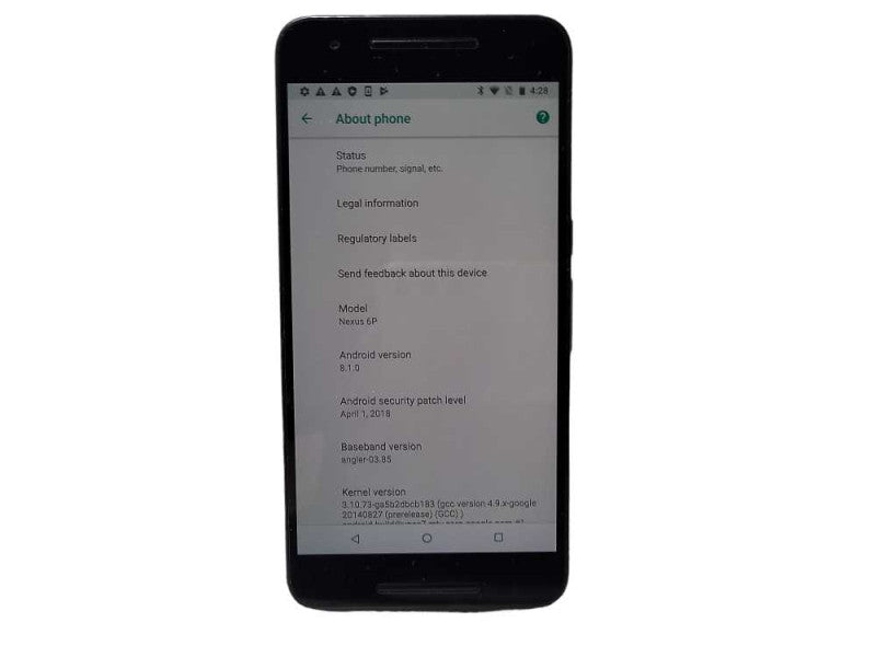 Huawei Nexus 6P 32GB Android Smartphone READ $