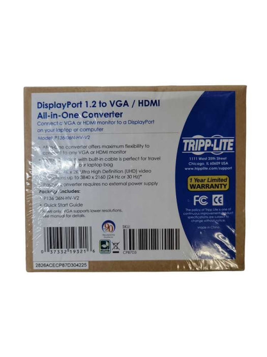 DisplayPort 1.2 to VGA/HDMI All-in-One Converter %