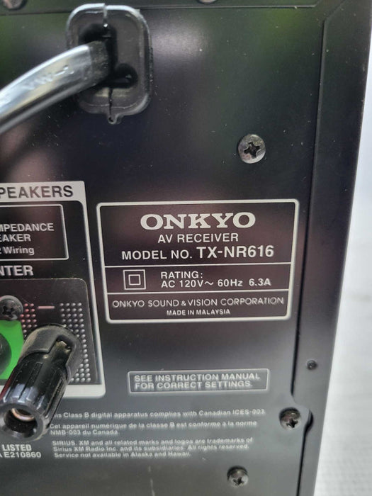 Onkyo TX-NR616 AV Receiver %