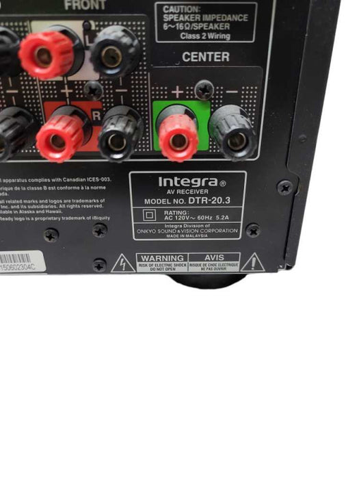 Integra DTR-20.3 AV Receiver %